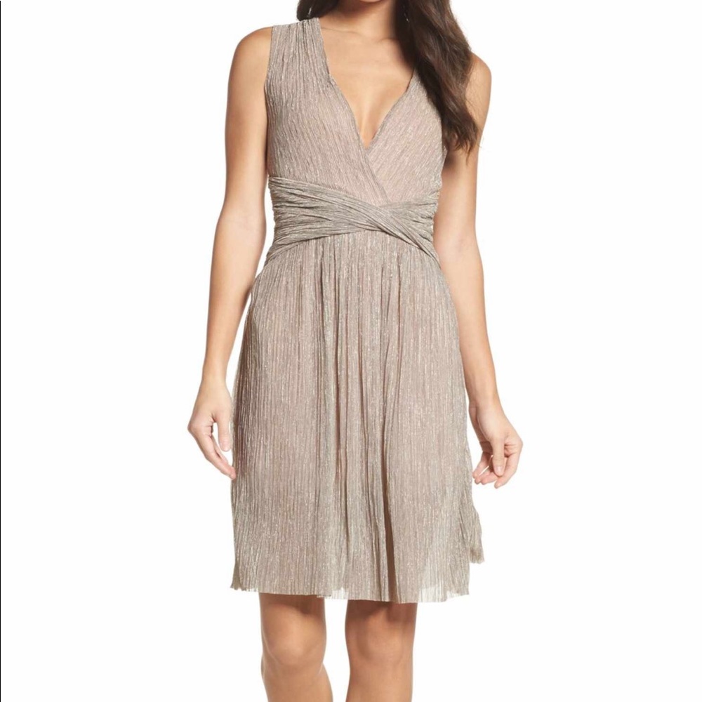 1 LEFT Metallic Dress